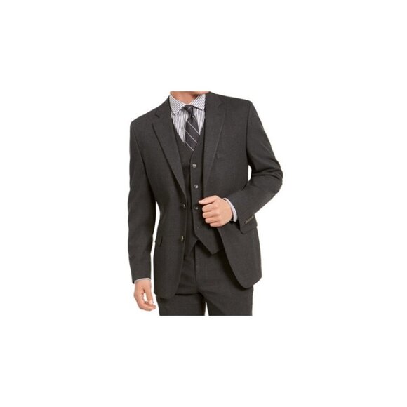 Alfani Mens Classic Fit Stretch Solid Suit Separates Jacket Charcoal Size 34 NWT - Picture 1 of 3
